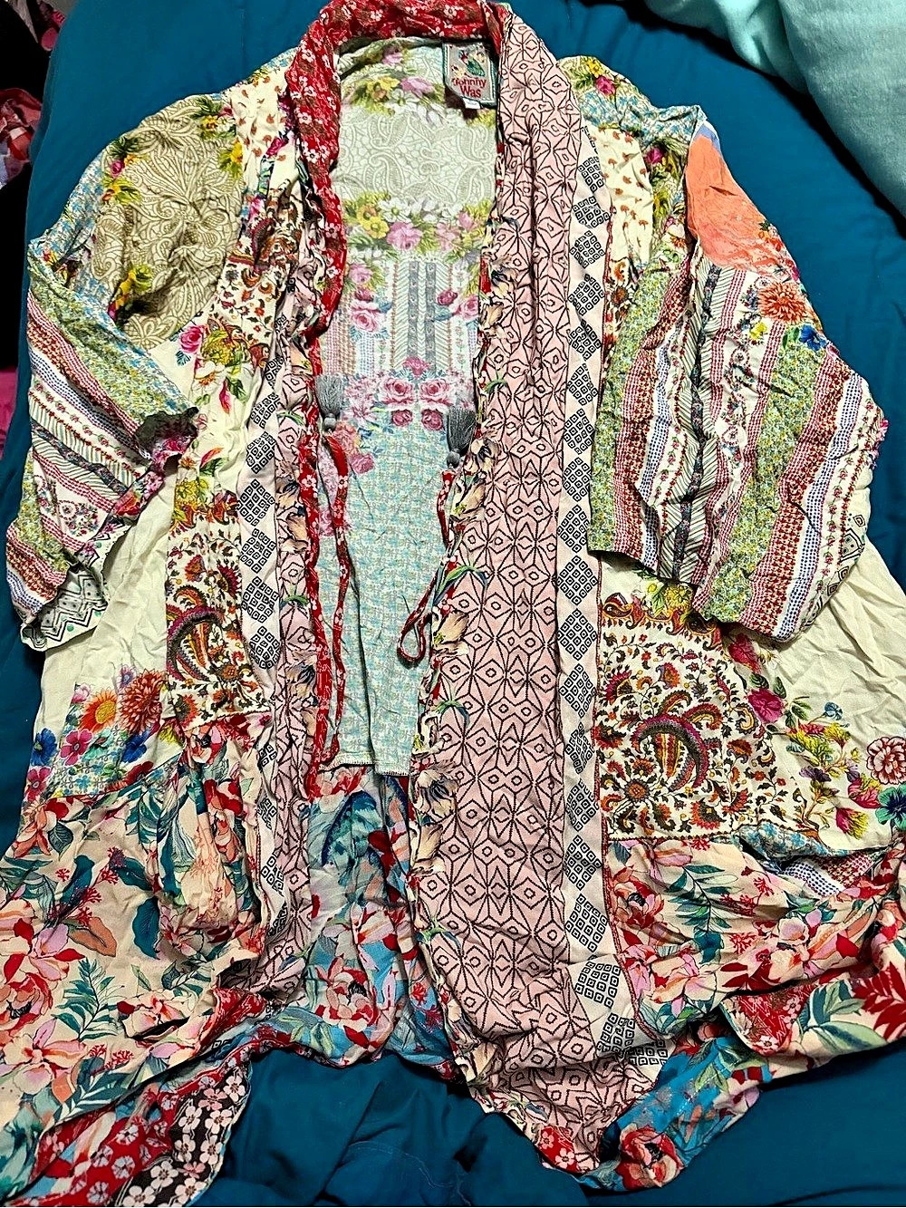 Johnny Was Otti Tia Kimono Floral Kimono multicolored XL